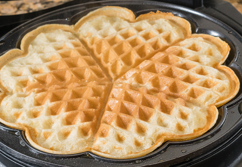 Kein Anhaften von Speisen mehr und gesündere Waffeln.