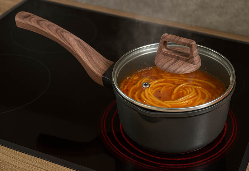 Geeignet für alle Herdarten, einschließlich Induktion.