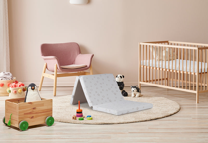 Multifunktionale Matratze für Kinder.