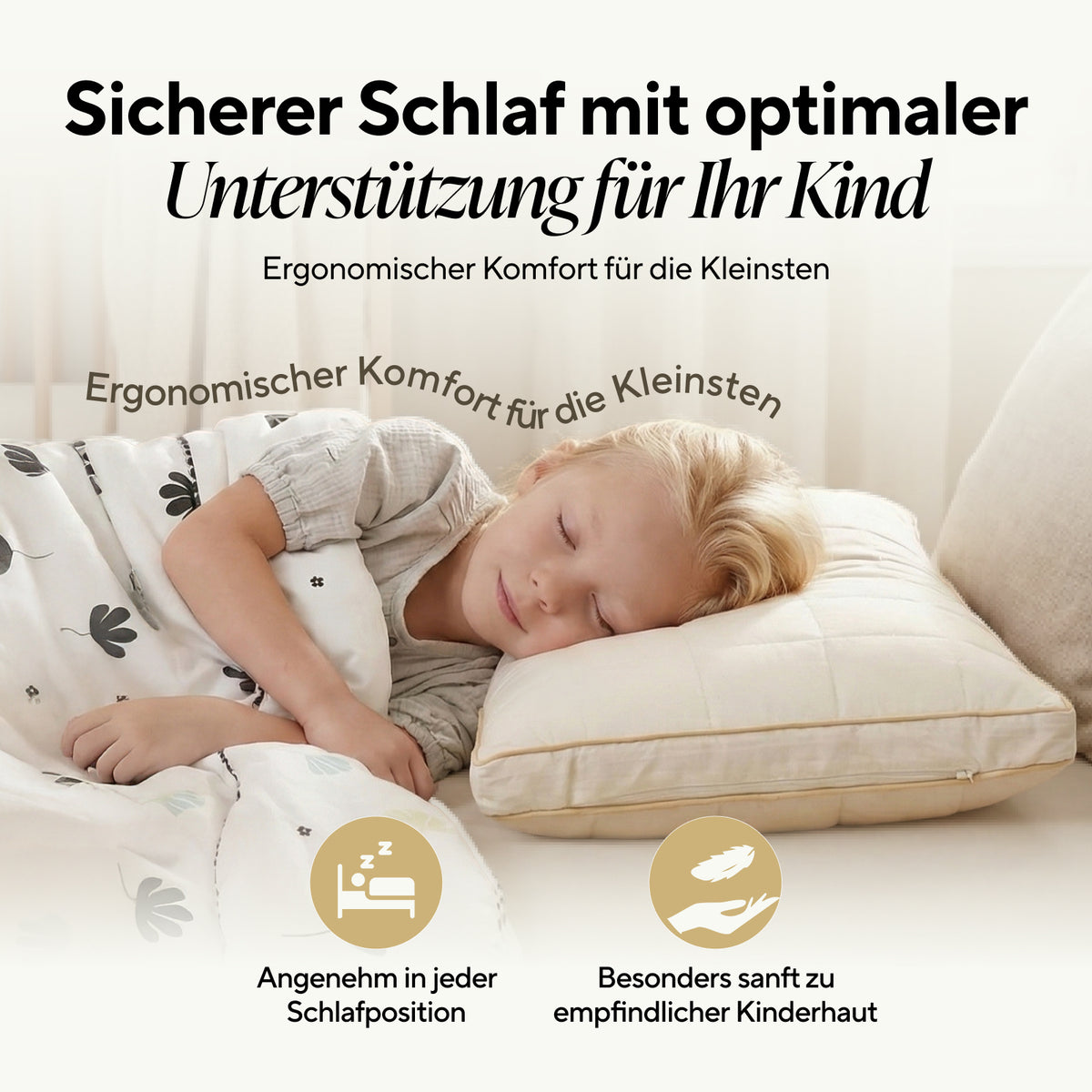 Kinder Kopfkissen My First Pillow, 40x60 cm –
