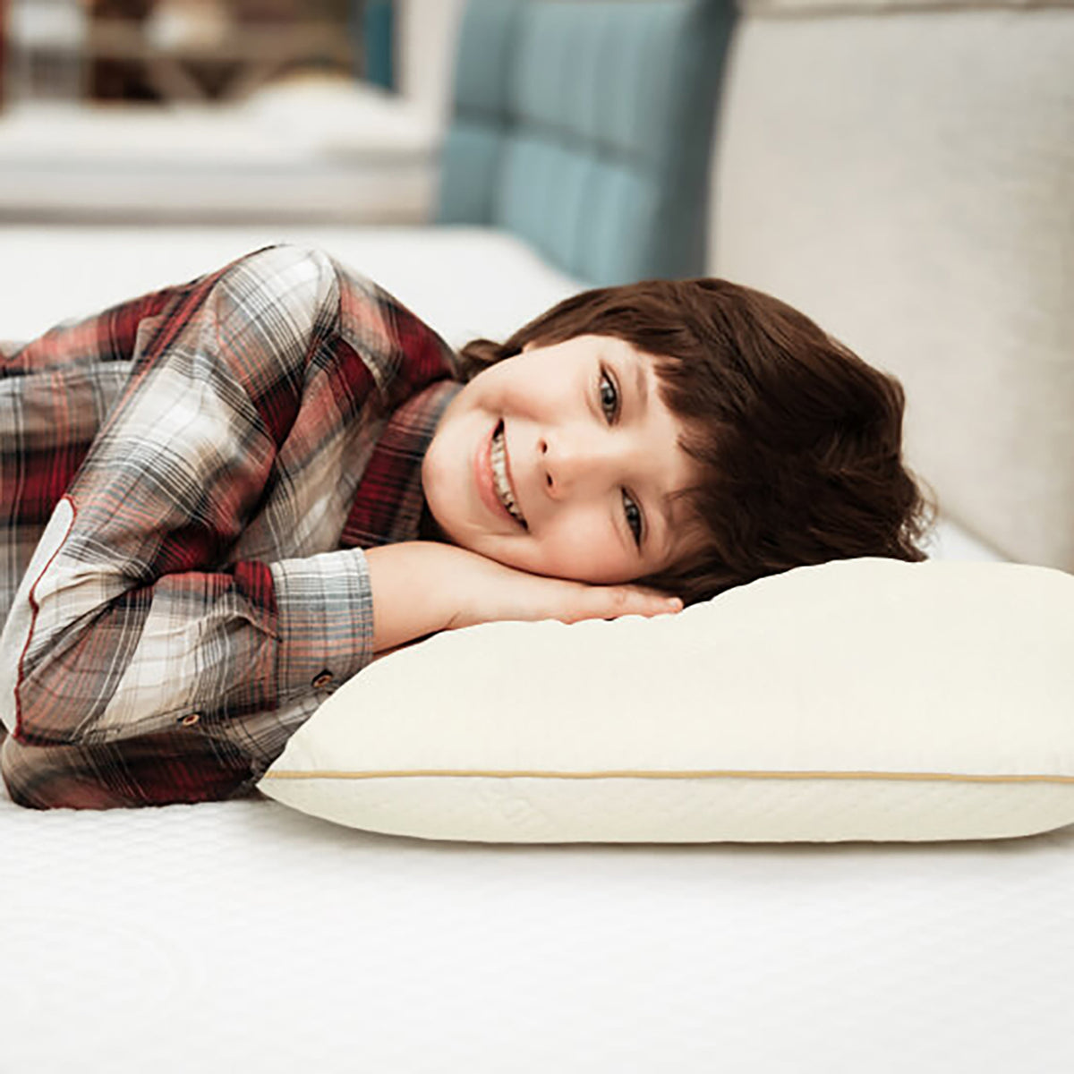 Kinder Memory-Schaum Kopfkissen MemoDream Junior, 30x50 cm –