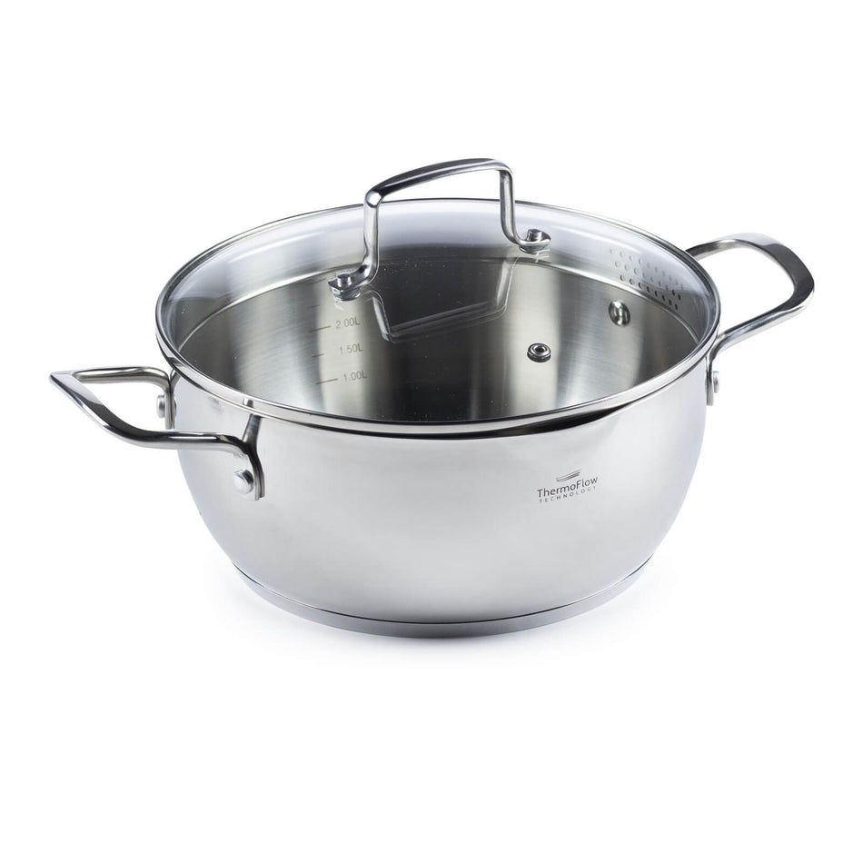 Rosmarino Topf Pour&Cook II mit Glasdeckel – 4,2 L, 24 cm