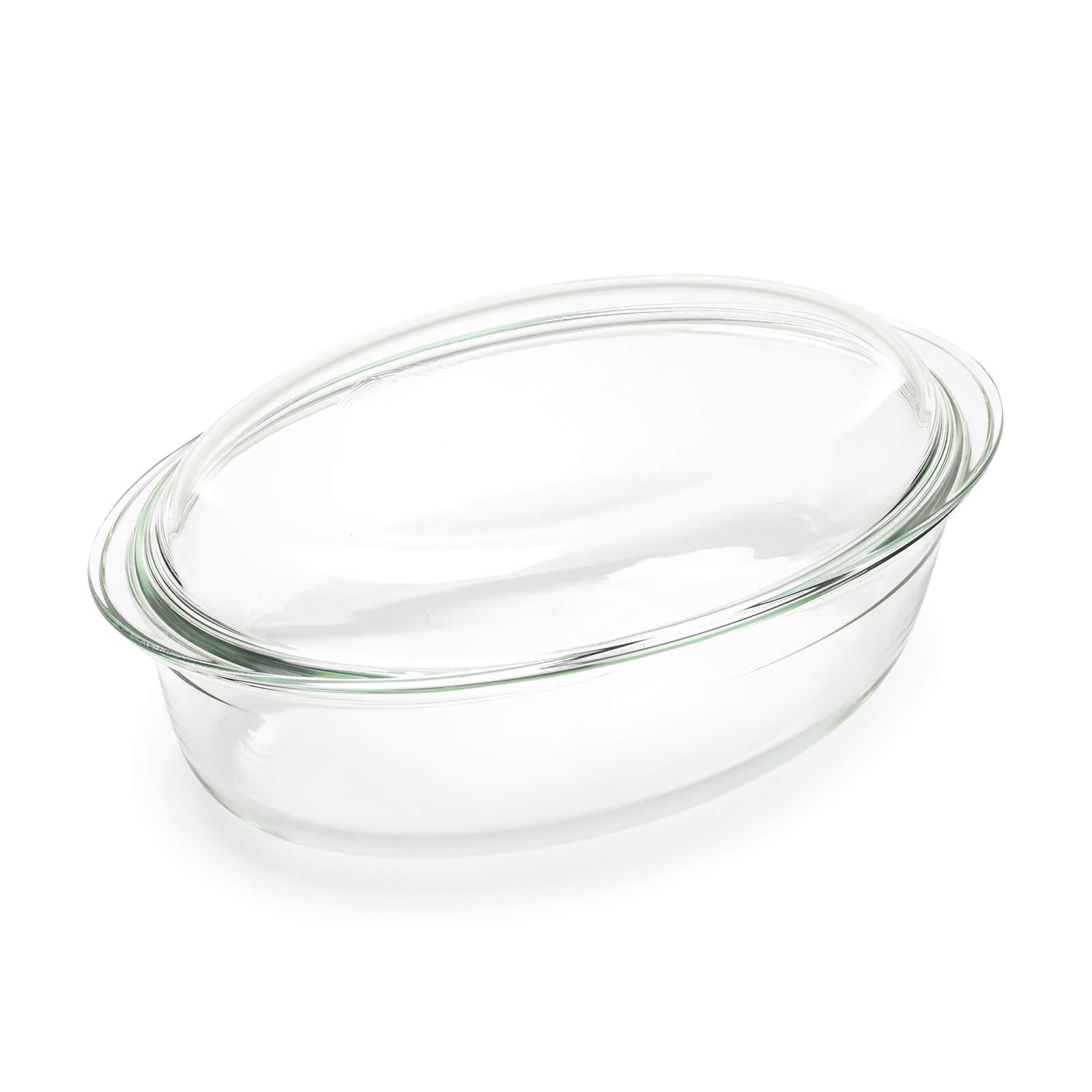 Ovales Glasbackgeschirr mit Deckel Rosmarino Bake&Go – 4000 ml