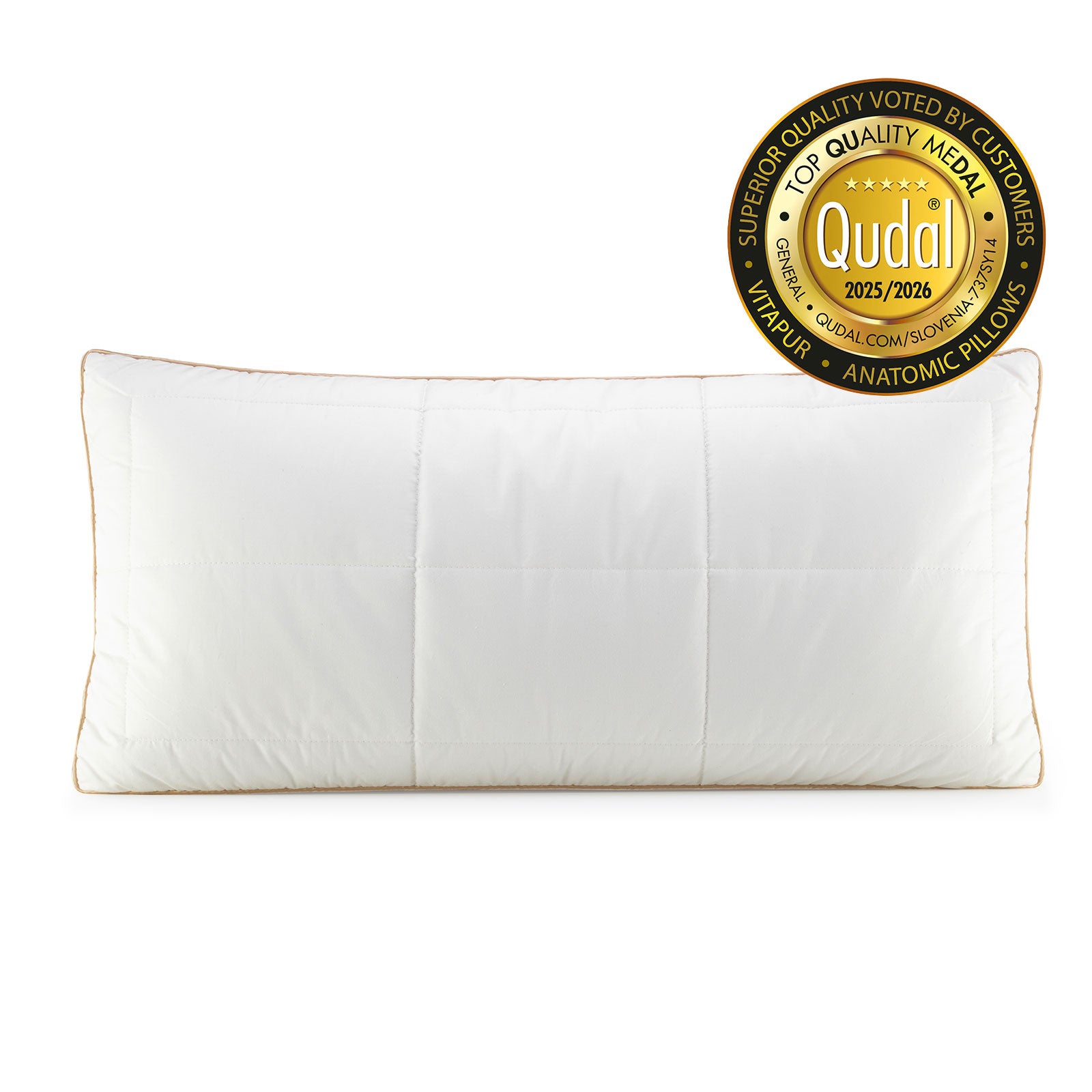 Vitapur ergonomisches hybrides Kopfkissen NEO Bamboo Memory, 40 x 80 cm