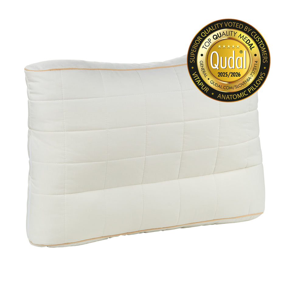Anatomisches Kopfkissen Bamboo mit Bambusfasern, 50x70 cm