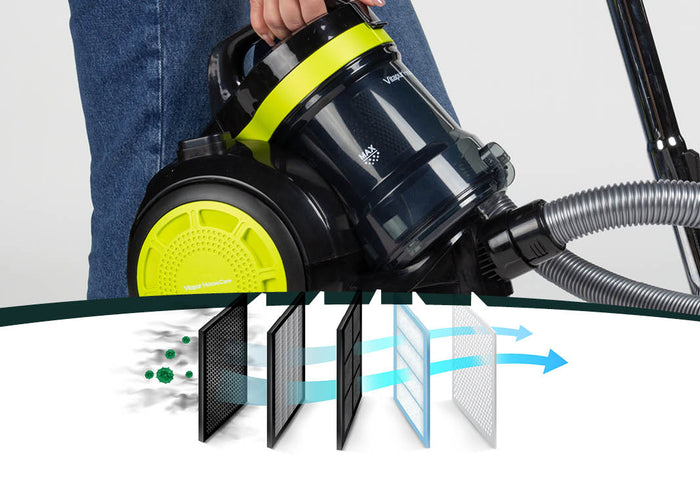 HEPA-Filter für noch sauberere Luft übersetzen.