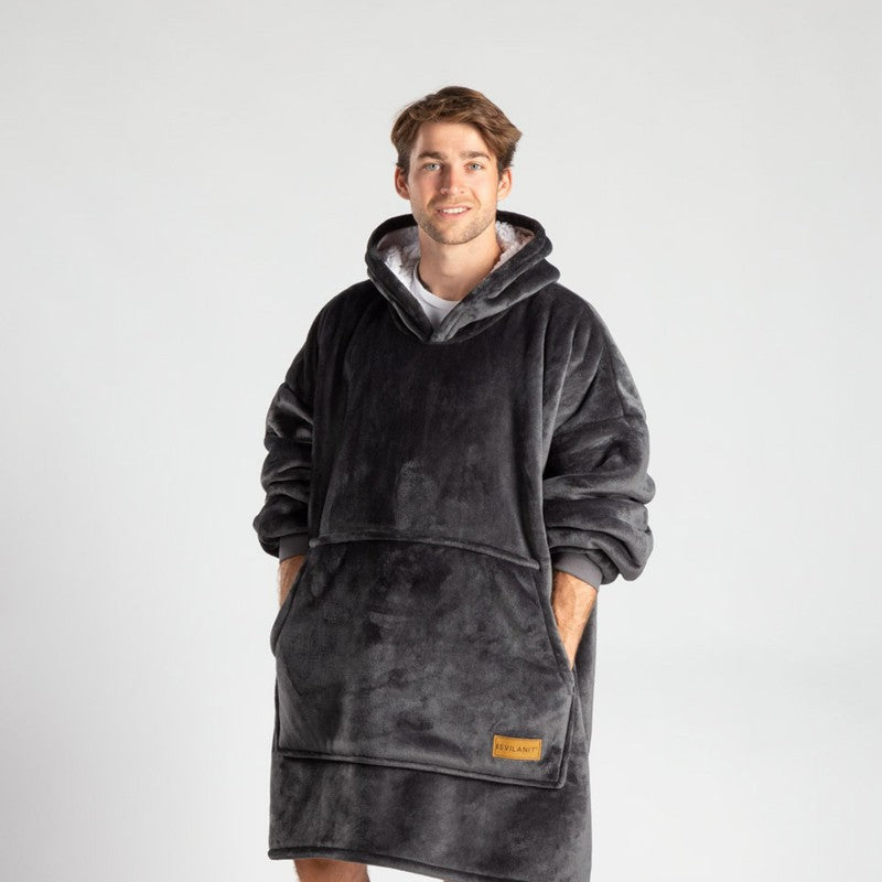 Hoodie - Kapuzendecke + Geschenk: Socken