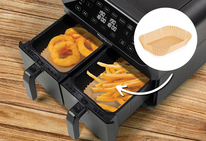 Keine Zeit für die Frittiergerätreinigung? Einfach Backpapier verwenden!