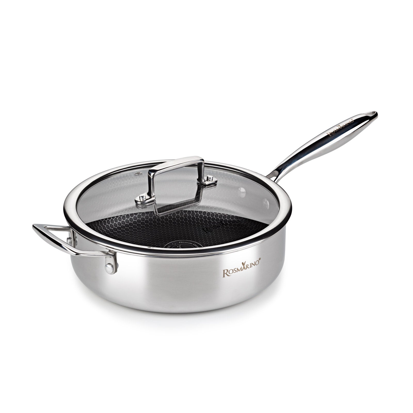 Premium Sauteuse mit Deckel Rosmarino HexaPro - 24 cm