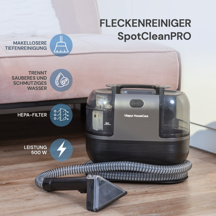 Moderne Filtration mit HEPA-Filter für sauberere Luft.