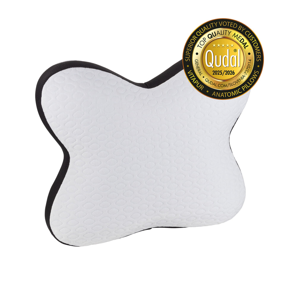 Ergonomisches Kopfkissen Vitapur Memosilver Butterfly