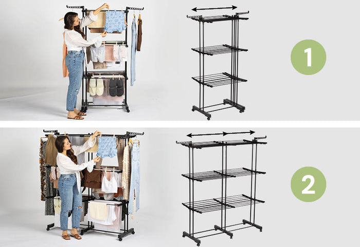 Einfach oder doppelt breit - perfekt für all Ihre Wäsche!