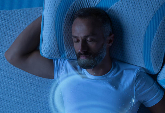 Memory-Schaum bietet optimale Kopfunterstützung für einen erholsamen Schlaf.