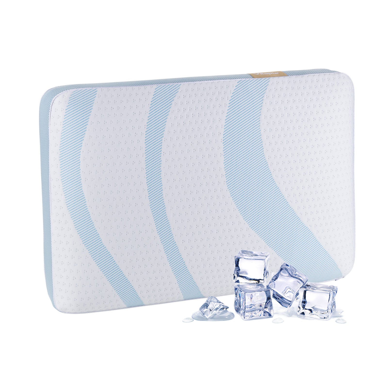 Vitapur MemoSilver Premium Fresh Kissen mit Kühleffekt – 40 x 60 cm