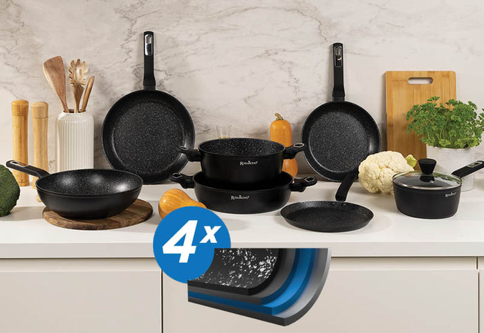 Langlebige Kochgeschirrserie, die durch perfekten Geschmack beeindruckt.