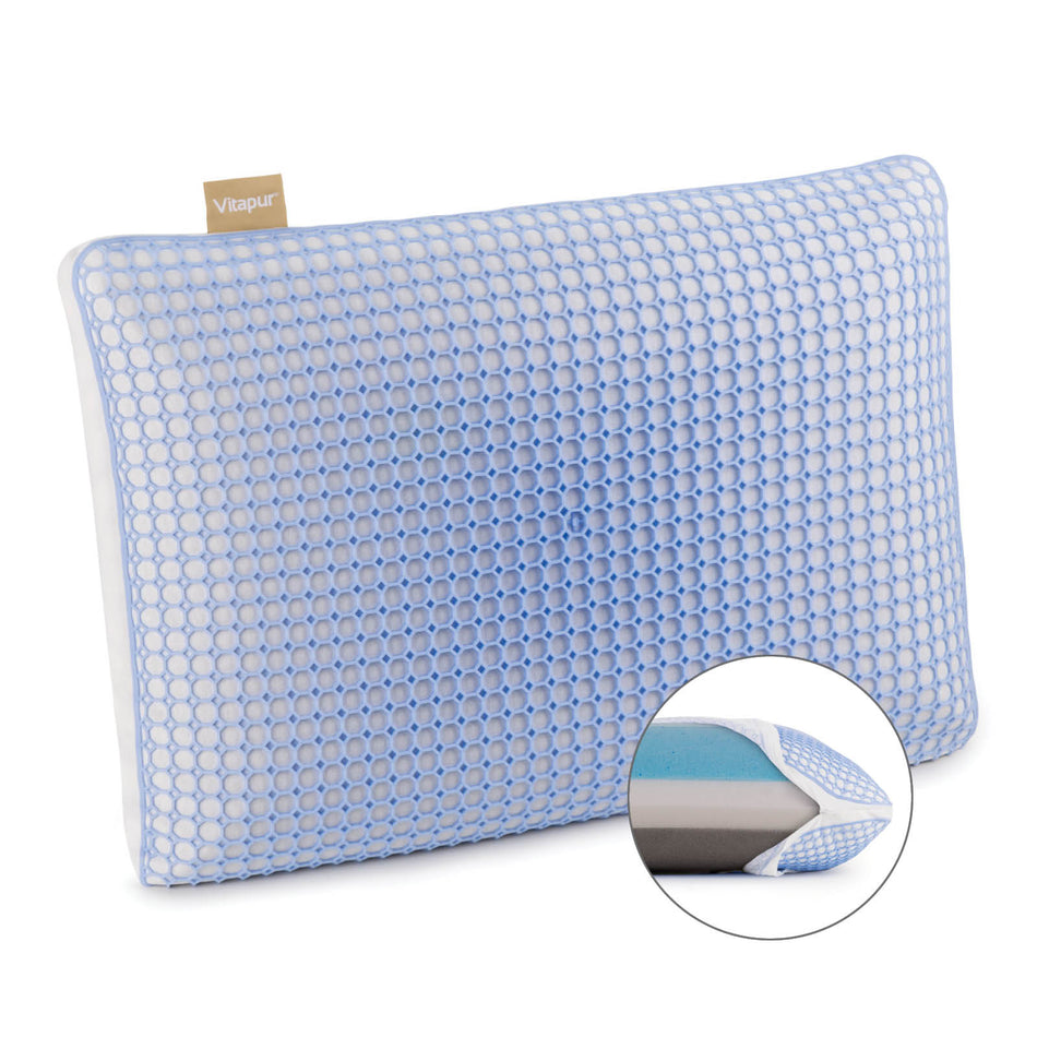 Hybridkissen Vitapur MemoElite Memory 3-in-1 – 40 x 60 cm