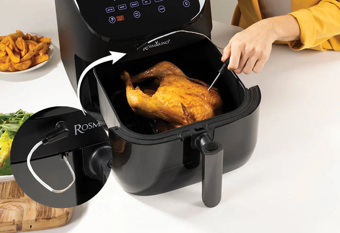 Perfekt gegartes Fleisch – mit Hilfe der Temperatursonde.