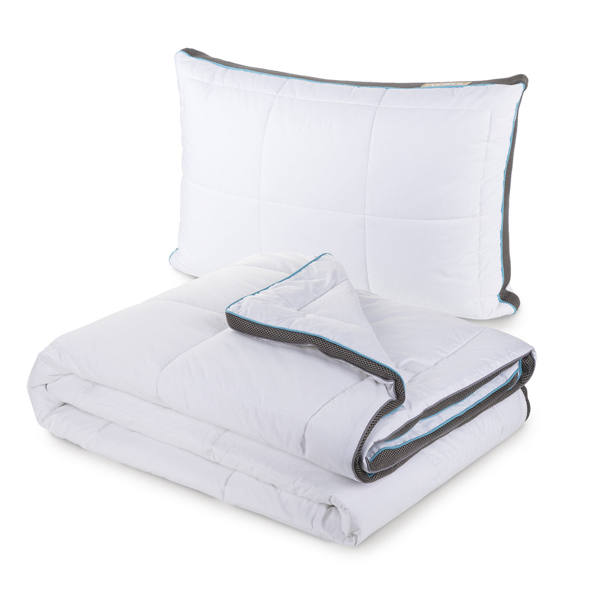Decken- und Kissen-Set MemoSilver Premium –