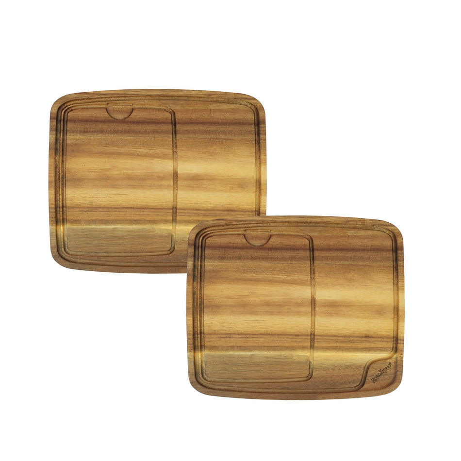 2-teiliges Holz-Servierbrett-Set Rosmarino Elite