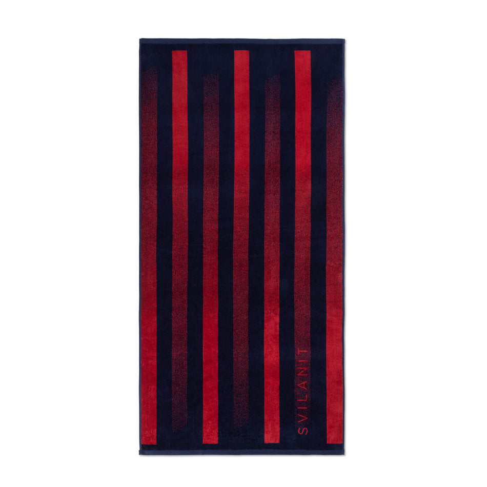 Strandtuch Graphic Red, 80 x 160 cm