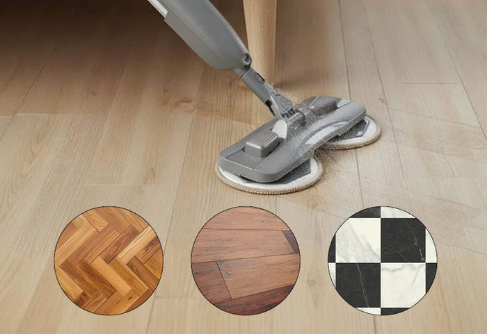 Sanftes, aber gründliches Wischen aller Oberflächen.