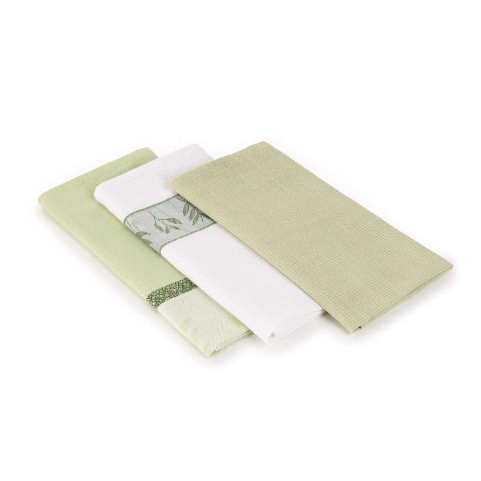 Svilanit 3er-Set Küchentücher Olive