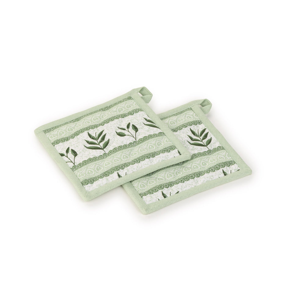 Svilanit 2er-Set Topflappen Olive