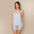 Svilanit kurzer Pyjama für Damen Véa – Astoria Blue