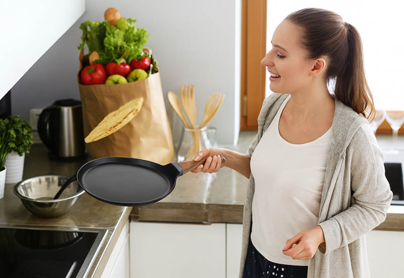 Ausgewählte Qualitätsmaterialien für schnelles Kochen und eine lange Lebensdauer des Kochgeschirrs.