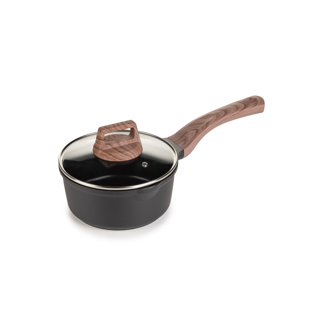 Soßentopf mit Deckel Rosmarino Black Line II – 18 cm –