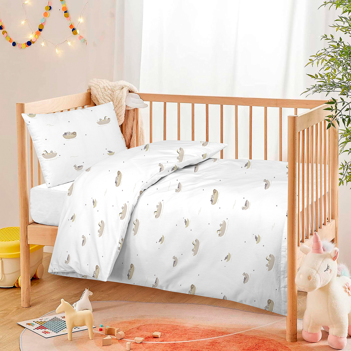 Babybettwäsche Svilanit Swan Dreams