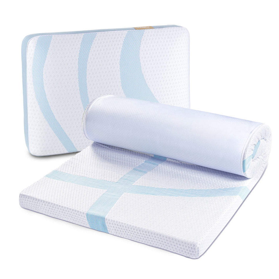 Matratzenauflagen- und Kissen-Set Vitapur Premium Fresh MINI