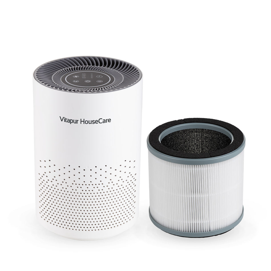 Set aus Vitapur HouseCare AirClean Luftreiniger und Ersatzfilter