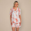 Svilanit kurzer Pyjama für Damen Luméa Flower