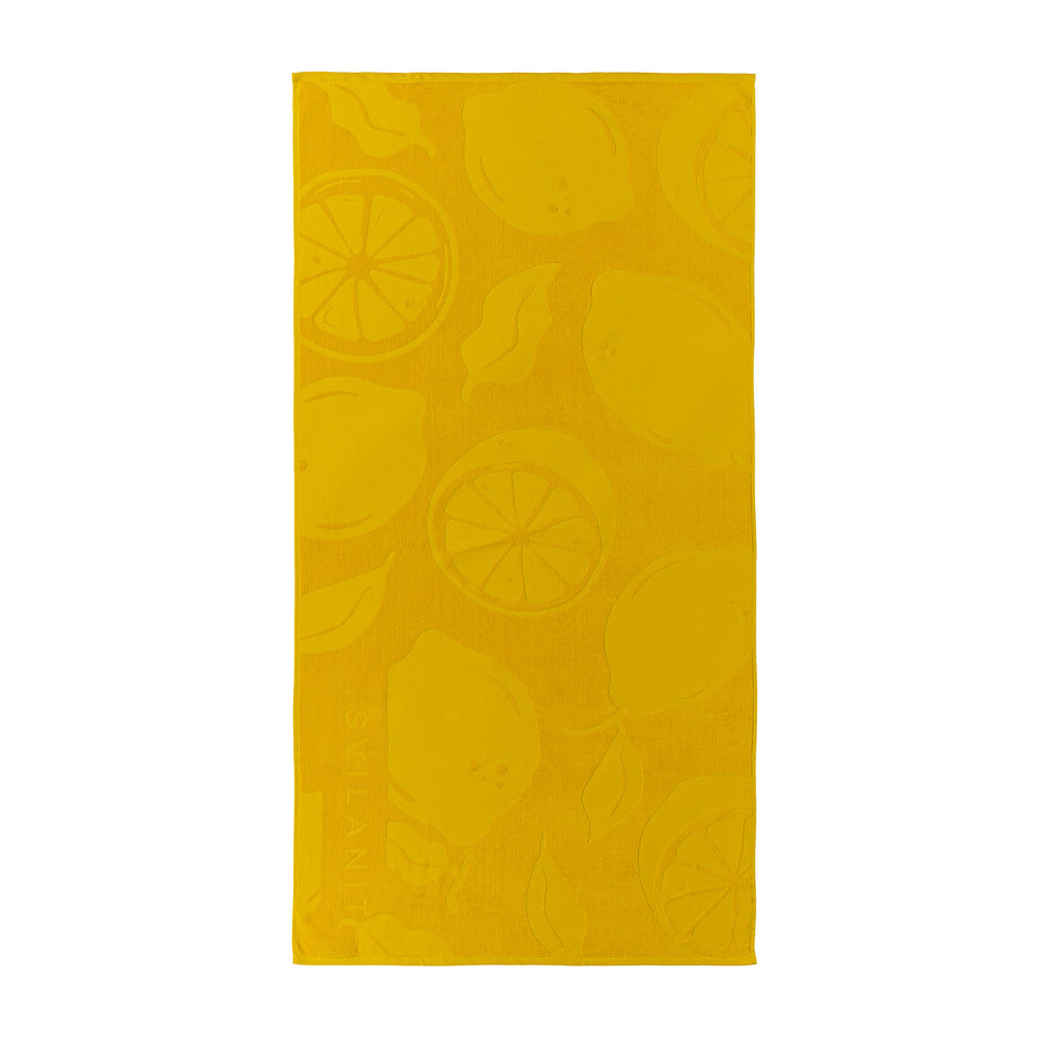 Svilanit Premium-Strandtuch Lemons, 80 x 160 cm