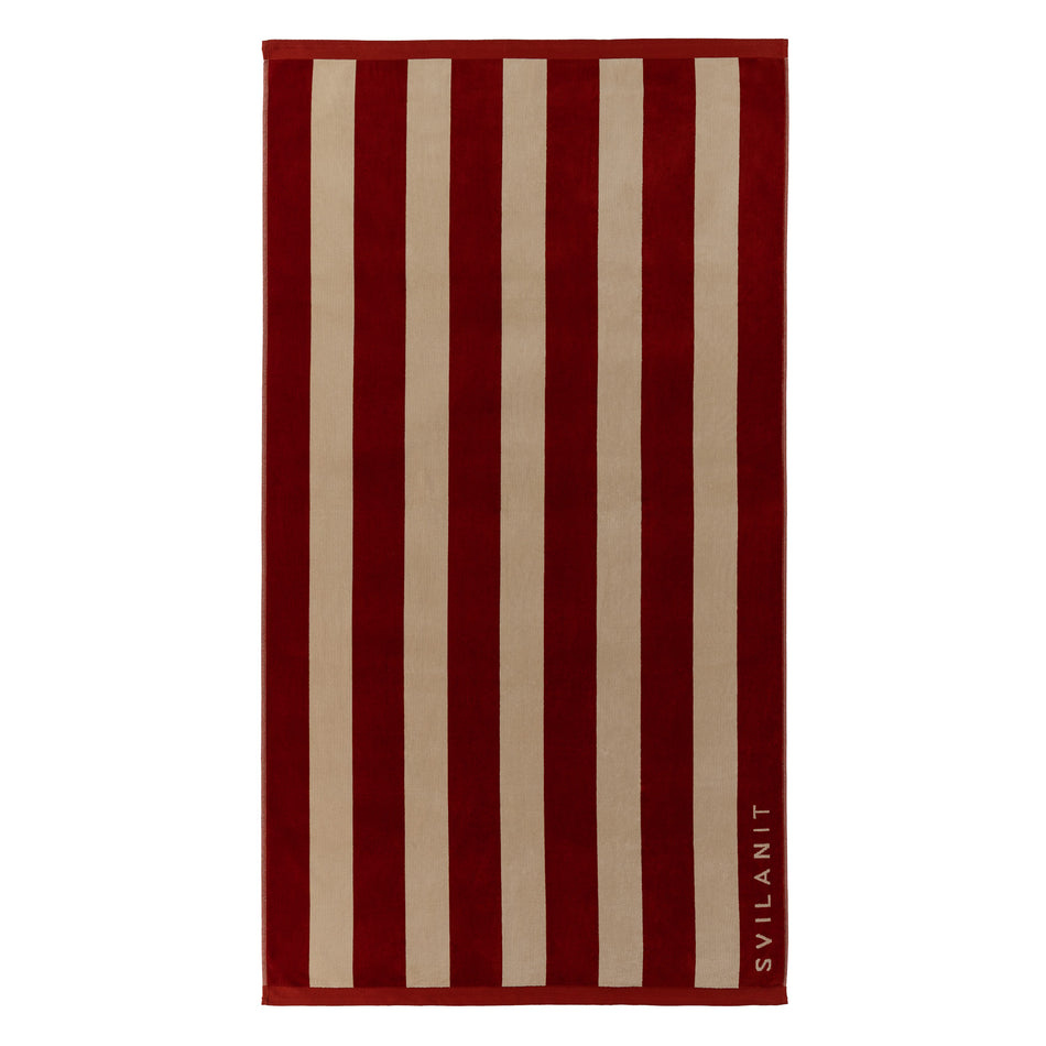Svilanit großes Premium-Strandtuch Burgundy, 100 x 180 cm