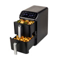 Große Heißluftfritteuse mit 2 Kammern Rosmarino Airfryer Tower 2.0 DuoStack – 9,4 L
