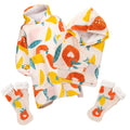 Set aus 2 Kapuzendecken Svilanit + Geschenk: Socken