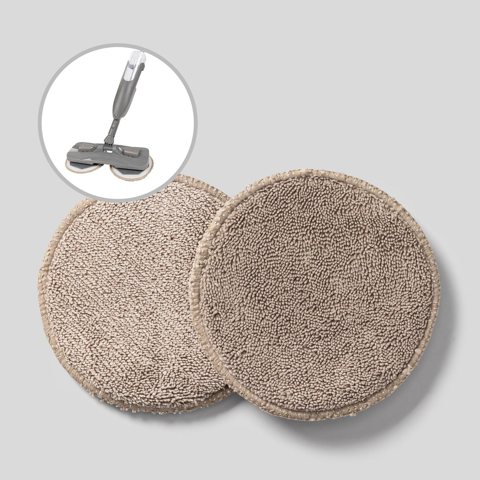 Set Ersatz-Mikrofaserpads für den Vitapur HouseCare Duo Clean Sprühwischer – 4 Stk.