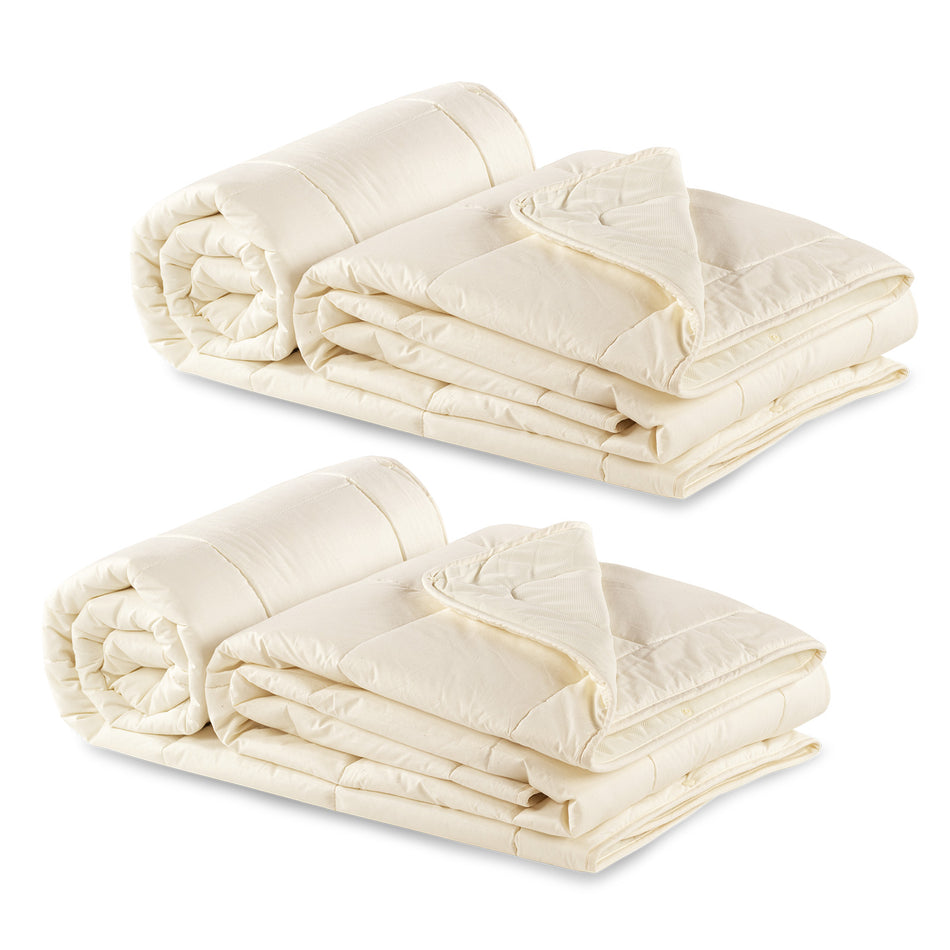 2 x Bettdecke Vitapur Bamboo 4 Jahreszeiten mit Bambusfasern
