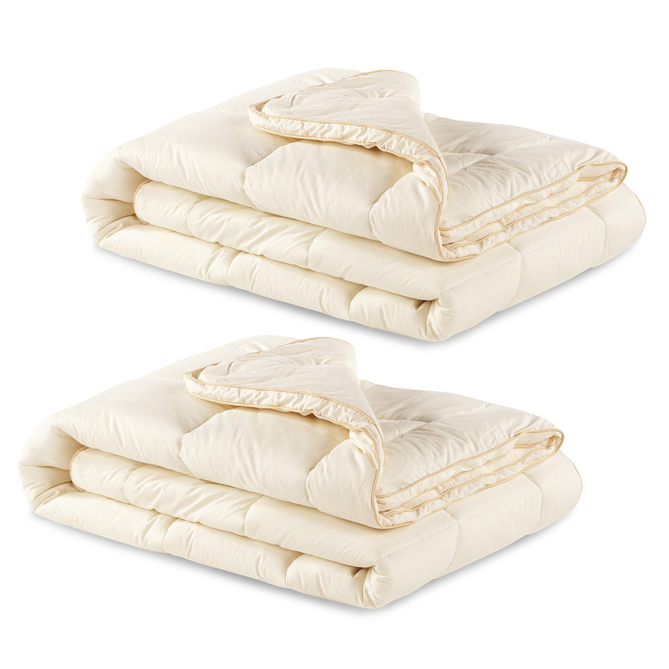2 x Vitapur Winterbettdecke mit natürlichen Bambusfasern