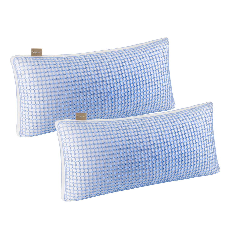 2 x Hybridkissen Vitapur MemoElite Classic – 40 x 80 cm