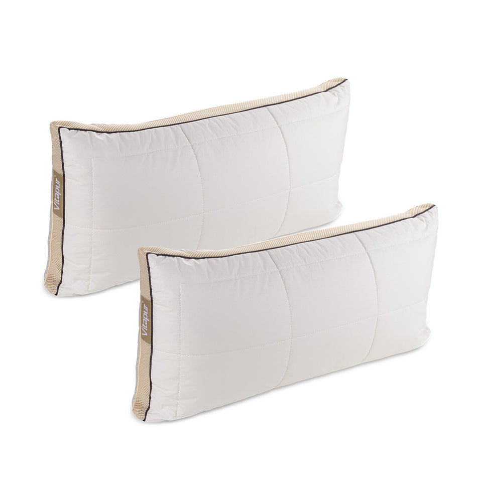 2 x Hybrid Kopfkissen NEO Bamboo Memory – 40 x 80 cm
