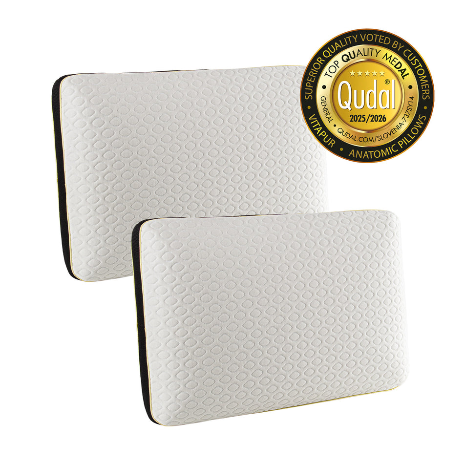 2 x anatomisches Kopfkissen Vitapur Ionity – 40 x 60 cm