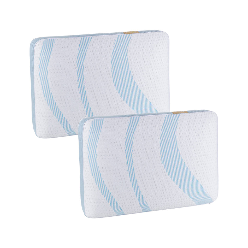 2 x Vitapur MemoSilver Premium Fresh Kissen mit Kühleffekt – 40 x 60 cm