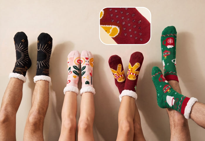Geschenk: warme Socken für Komfort von Kopf bis Fuß