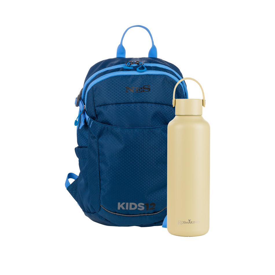Set aus NES Move Kinderrucksack (12 L) und Rosmarino Butter Thermosflasche (600 ml)