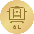 Fassungsvermögen 6 L