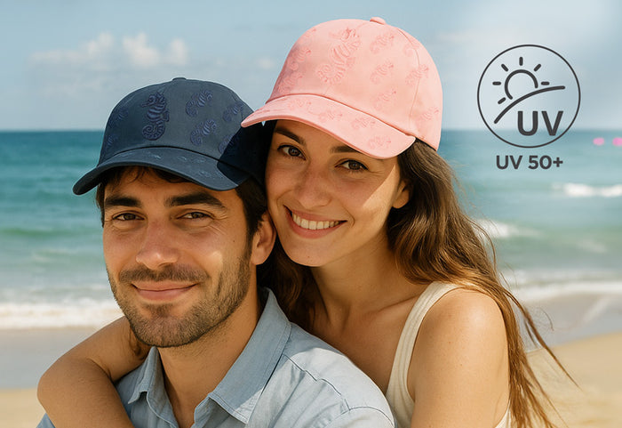 Hochwertiger UV 50+ Schutz für sorgenfreie Sonnentage..