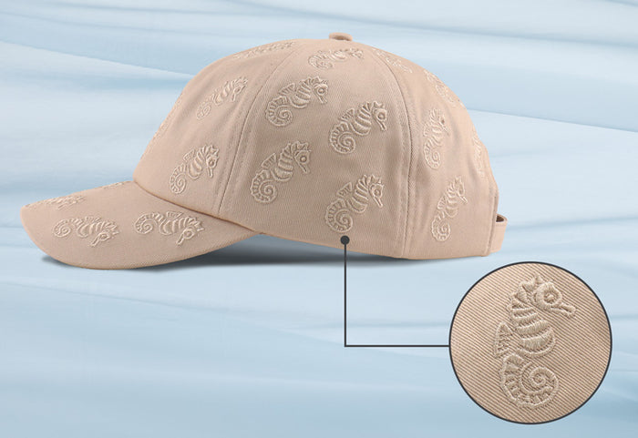 Elegante maritime Stickerei für einen stilvollen Sommerakzent..